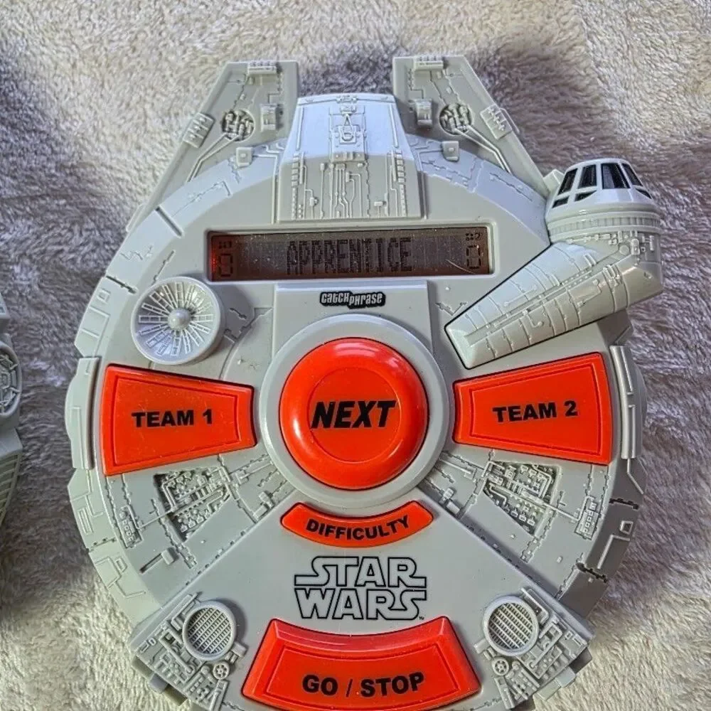 Star Wars Millennium Falcon Catch Phrase Electronic Handheld Game Hasbro TESTED
